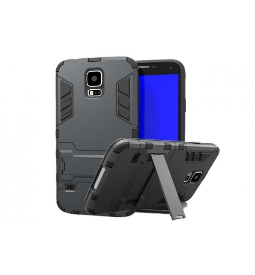 Galaxy S5 Case Heavy Duty Hybrid Kickstand Case