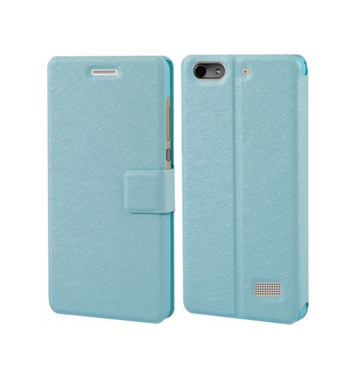 Huawei Y6 case luxury slim wallet flip case