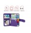 Galaxy S5 double wallet leather case detachable