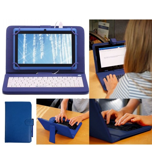 7 inch universal tablet case with keyboard+Gifts