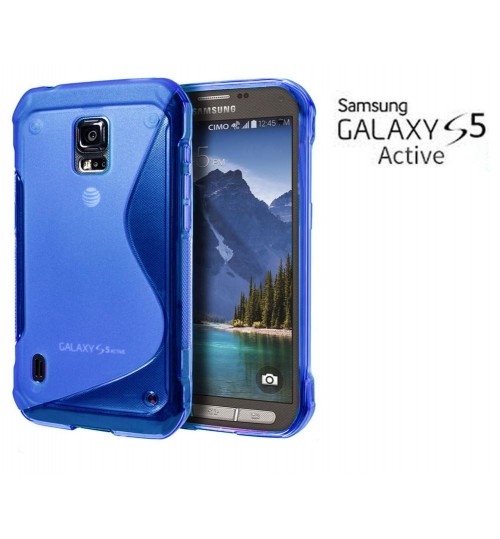 Samsung Galaxy S5 ACTIVE case TPU Soft Gel Case