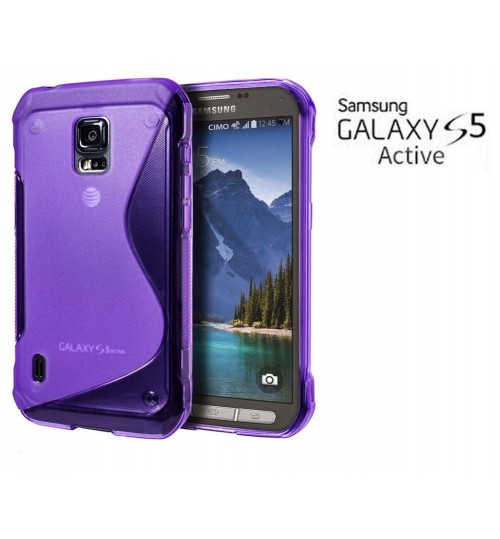 Samsung Galaxy S5 ACTIVE case TPU Soft Gel Case