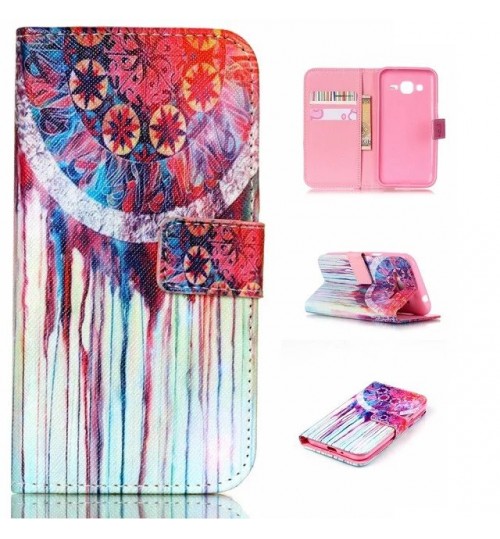 Galaxy J2 case wallet leather case printed