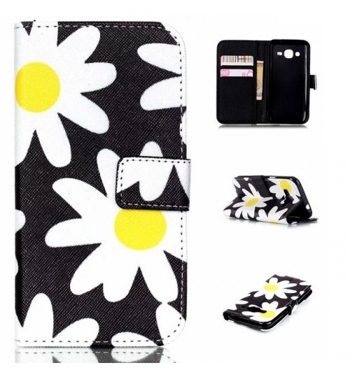 Galaxy J2 case wallet leather case printed