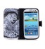 Galaxy S3 case wallet leather case printed