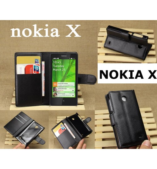 Microsoft Nokia X Wallet Leather Case