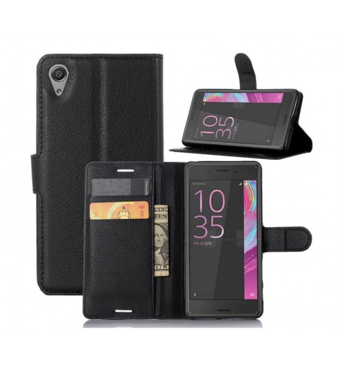 Sony Xperia X case wallet leather case