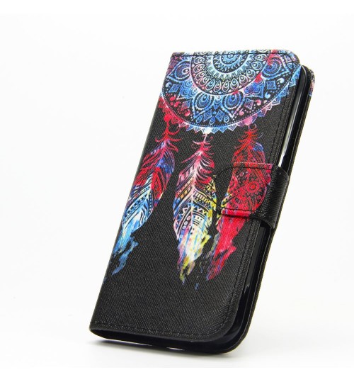 Galaxy S7 EDGE case wallet leather case printed