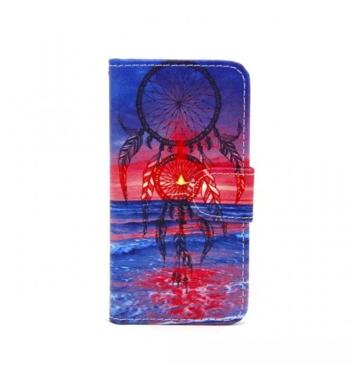 iPhone 5c case wallet leather case printed