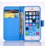 iPhone 5 5s SE case wallet leather case printed