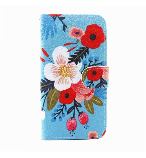 Galaxy S7 case wallet leather case printed