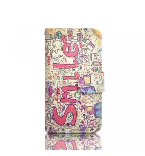 iPhone 4 4s case wallet leather case printed