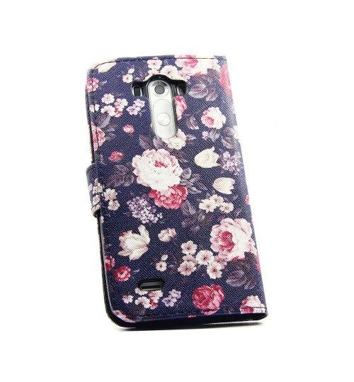 LG G3 case wallet leather case printed