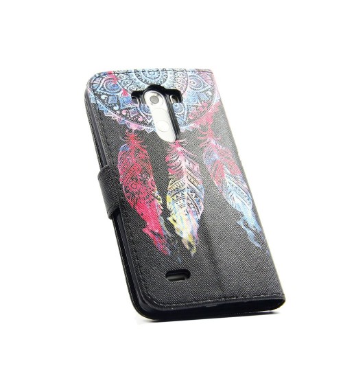 LG G3 case wallet leather case printed