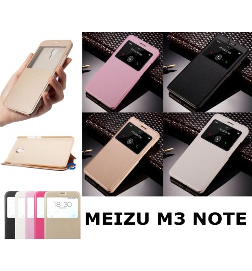 MEIZU M3 NOTE case Leather Flip window case