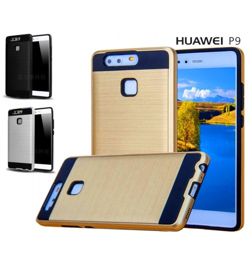 Huawei P9  Impact Proof Brushed Metal Case