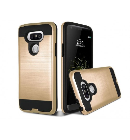 LG G5 impact proof hybrid brushed metal case