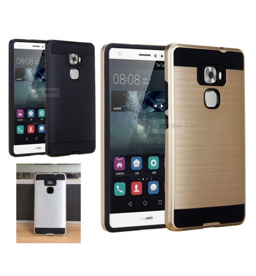 HUAWEI MATE S impact proof brushed metal case