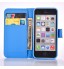 iPhone 5c case wallet leather case printed