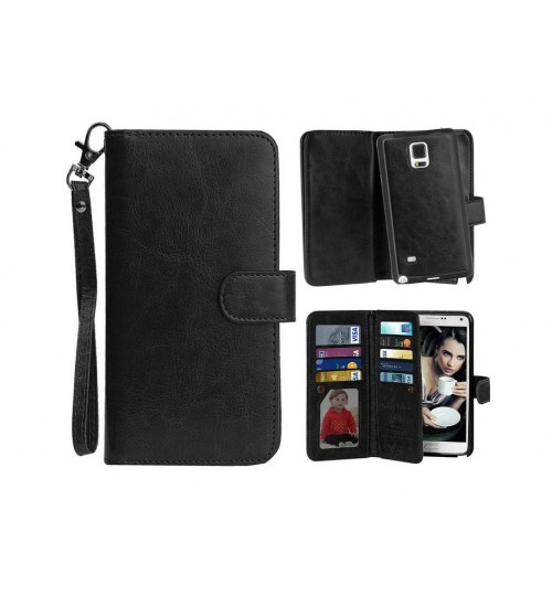 Galaxy NOTE 4 detachable wallet leather case