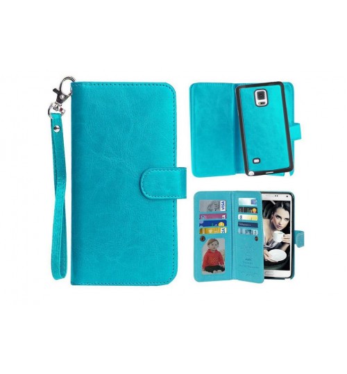 Galaxy NOTE 4 detachable wallet leather case