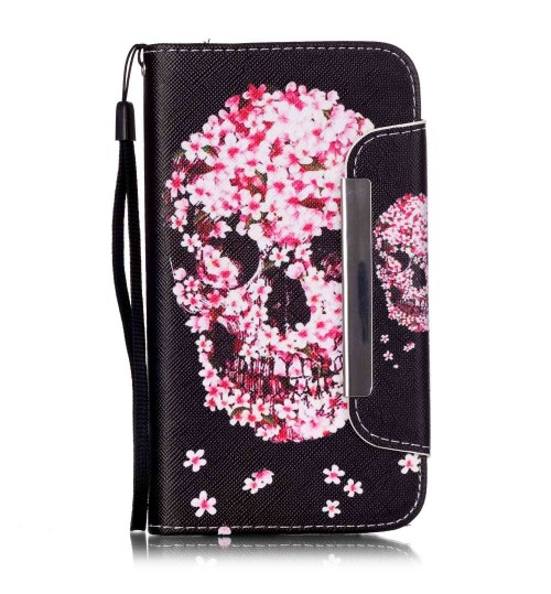 Samsung Galaxy J5 case wallet leather case printed