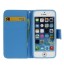 iPhone 5 5s SE case wallet leather case printed