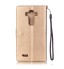 LG G4 Premium Embossing wallet leather flip case