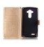 LG G4 Premium Embossing wallet leather flip case