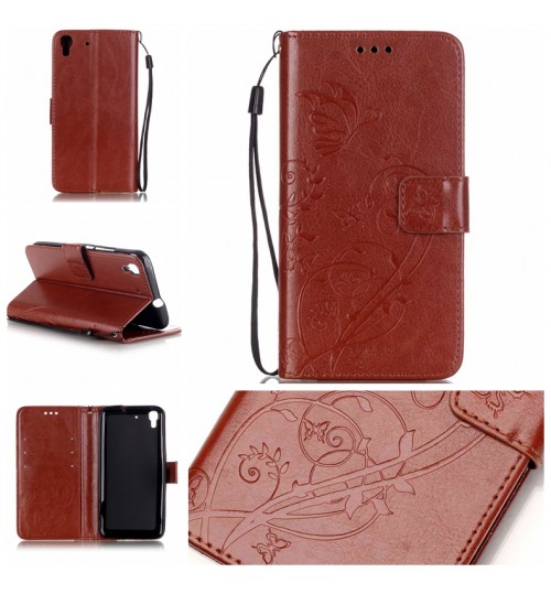 HUAWEI Y6 Premium Embossing wallet leather case