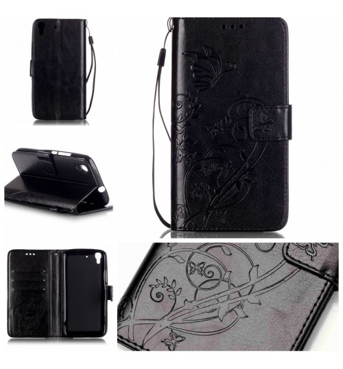 HUAWEI Y6 Premium Embossing wallet leather case