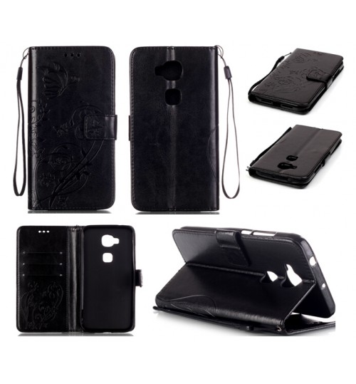 HUAWEI G8 Premium Embossing wallet leather case