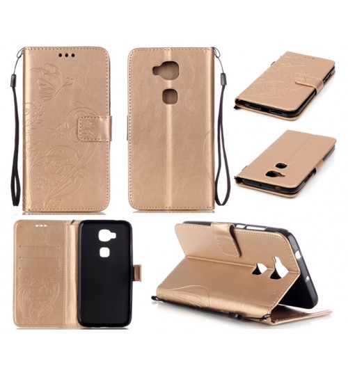 HUAWEI G8 Premium Embossing wallet leather case