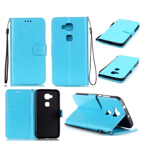 HUAWEI G8 Premium Embossing wallet leather case