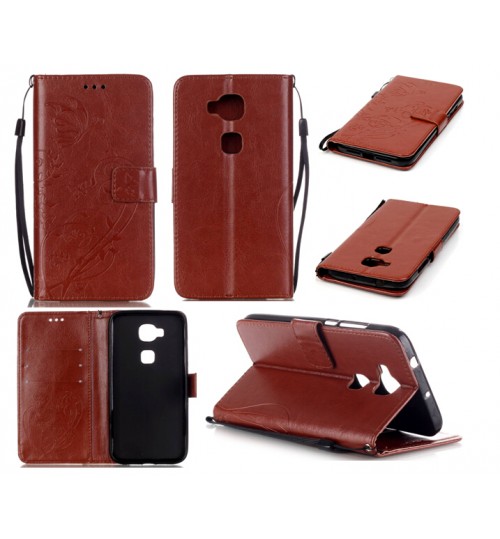 HUAWEI G8 Premium Embossing wallet leather case