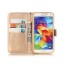 Galaxy S5 Mini Premium wallet leather case