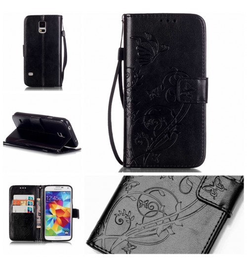 Galaxy S5 Mini case Premium wallet leather case