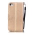 iPhone 4 4s Premium Embossing wallet leather case