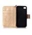 iPhone 4 4s Premium Embossing wallet leather case