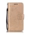 Sony Z3 compact Embossing wallet leather case