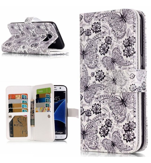 Galaxy S7 EDGE Multifunction wallet leather case