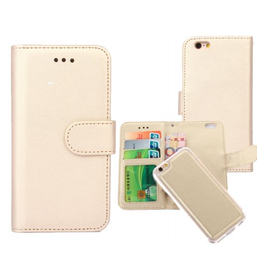 Galaxy J5 detachable slim wallet leather case