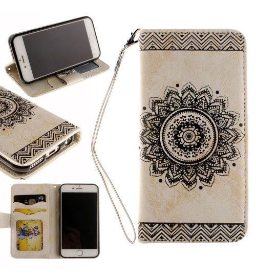 iPhone 6 6s printed ID wallet leather case