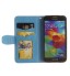 Galaxy S5 printed ID wallet leather case