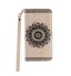 Galaxy S5 printed ID wallet leather case
