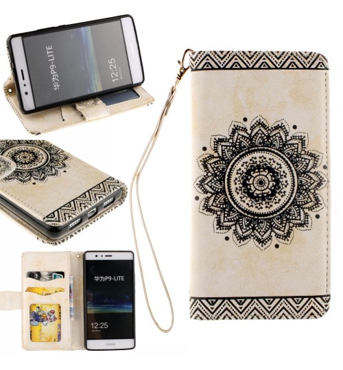Huawei P9 LITE printed ID wallet leather case