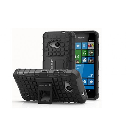 Microsoft Lumia 550 Case Heavy Duty Kickstand case