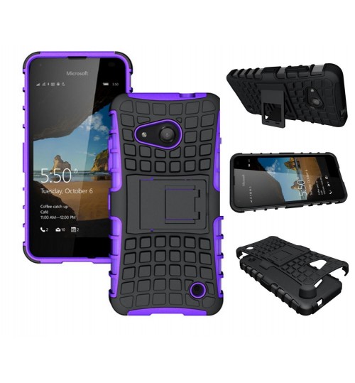 Microsoft Lumia 550 Case Heavy Duty Kickstand case