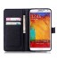 Galaxy Note 3 case wallet leather case printed