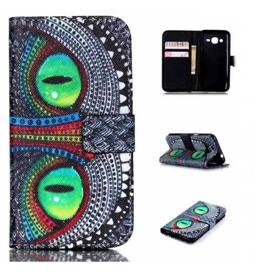 Galaxy J2 case wallet leather case printed